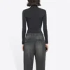 FW21 Dar Kesim Spor Uzun Kollu Siyah 6617534B0B11077