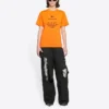 FW21 Elastik Dar Kesim Kısa Kollu Turuncu 661705TKVH57513
