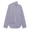 FW21 Çizgili Uzun Kollu Gömlek Koyu Mavi 663034TIM368502