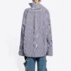 FW21 Çizgili Uzun Kollu Gömlek Koyu Mavi 663034TIM368502