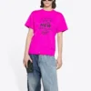 FW21 Kısa Kollu Pembe Kırmızı 661705TKVE16817