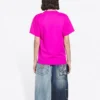 FW21 Kısa Kollu Pembe Kırmızı 661705TKVE16817