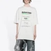 FW21 Kuru Temizleme Boxy Logo Tişört 651795TKVF89085