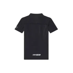 FW21 Logo Alfabe Baskılı Dar Kesim Kısa Kollu Siyah 6617524B0B11077