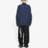 FW21 Logo Splicing Bol Ceket Unisex Lacivert 663065TKO484063