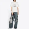 FW21 Logolu Baskılı Tişört Beyaz 661705TKVF19081