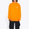 FW21 Logolu Kapüşonlu Sweatshirt Turuncu 578135TKVE97073
