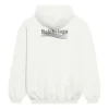 FW21 Political Campaign Baskılı Kapüşonlular Sweatshirt Beyaz 578135TKVI99084