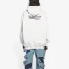 FW21 Political Campaign Baskılı Kapüşonlular Sweatshirt Beyaz 578135TKVI99084