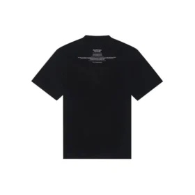 FW21 Örgü Bol Kesim Kısa Kollu Siyah 651795TJV900107