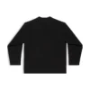 FW23 Hırka “Siyah Çift Yüzlü Yün Örgü” 771671T16751000