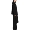 FW23 Hırka “Siyah Çift Yüzlü Yün Örgü” 771671T16751000