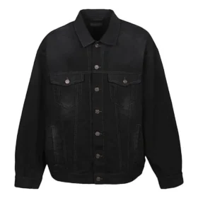 Gaffer Bantlı Political Campaign Denim Ceket “Siyah” 724651TNW111700