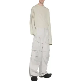 Geniş Cargo Pantolon “Açık Gri” 746493TKP271400