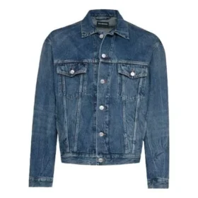 Geniş Kesim Denim Ceket “Mavi” 643398TJW214254
