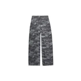 Geniş Paça Kamuflaj Kot “Gri” 641456TJW551055