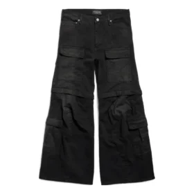 Geniş Paçalı Cargo Pantolon “Siyah” 783694TNW111672