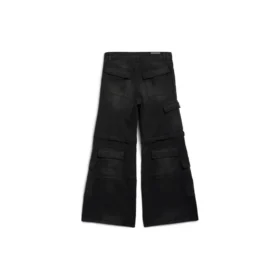 Geniş Paçalı Cargo Pantolon “Siyah” 783694TNW111672