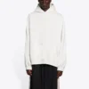 GITD Lion’s Laurel Kapüşonlu Sweatshirt “Beyaz” 651799TKV729140