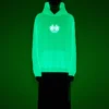 GITD Lion’s Laurel Kapüşonlu Sweatshirt “Beyaz” 651799TKV729140