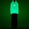 GITD Lion’s Laurel Kapüşonlu Sweatshirt “Beyaz” 651799TKV729140