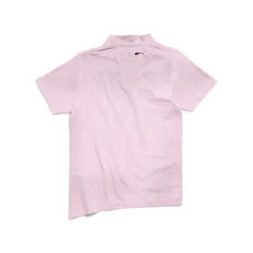 Gotik Stil Dar Kesim Tişört “Açık Pembe” 788246TQVJ55708