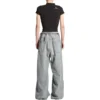 Gotik Stil Küçültülmüş Tişört “Siyah Beyaz” 788246TQVJ51569