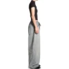 Gotik Stil Küçültülmüş Tişört “Siyah Beyaz” 788246TQVJ51569