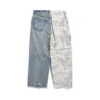 Grayscale Camo Hybrid Bol Pantolonlar “Açık Mavi” 786645TQW556379
