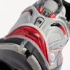 Gri/kırmızı/siyah renkli erkek gradyan Runner sneaker’ı Gri/kırmızı/siyah renkli erkek gradyan Runner sneaker’ı