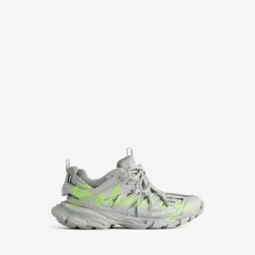 Gri/neon sarısı renkli erkek Track Signature Sneaker’lar