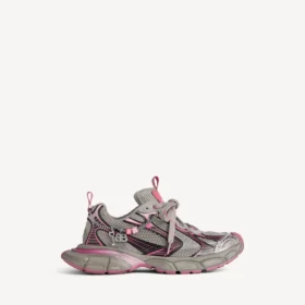 Gri/pembe renkli, süslemeli kadın 3XL degrade Sneaker’lar