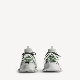 Gri/sarı/beyaz/lacivert renkli erkek Track trail bağcıklı sneaker