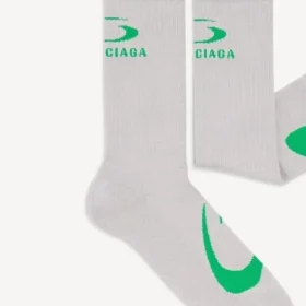 Gri/yeşil renkli erkek Loop Sports Icon çorapları