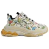 Gucci x Balenciaga The Hacker Project Triple S “Flora Desenli” 677195-UL110-8461