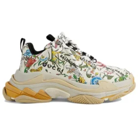 Gucci x Balenciaga The Hacker Project Triple S “Flora Desenli” 677195-UL110-8461