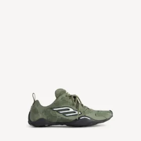 Haki/beyaz/siyah renkli erkek Monday Ultra Sneaker’ı