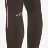 Haki kahverengi/neon pembe renkli kadın teknik giyim tayt Haki kahverengi/neon pembe renkli kadın teknik giyim tayt