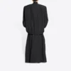 Ham Kenarlı Buffalo Kareli Oversized Palto “Siyah Beyaz” 704487TMU181070
