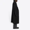Ham Kenarlı Buffalo Kareli Oversized Palto “Siyah Beyaz” 704487TMU181070