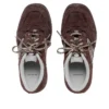 Hamptons Süet Sneaker’lar “Koyu Kahverengi Gri” 841765WHPSU2290WHITE