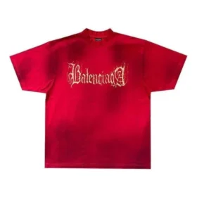 Heavy Metal Logolu Oversized Tişört “Kırmızı” 739784TOVE16400
