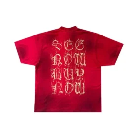 Heavy Metal Logolu Oversized Tişört “Kırmızı” 739784TOVE16400