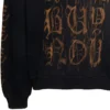 Heavy Metal Pamuklu Kapüşonlu Sweatshirt “Yıkanmış Siyah” 739024-TOVD8-1055