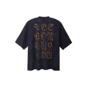Heavy Metal Tişört Geniş Kesim “Black Faded” 744439TOVE11055