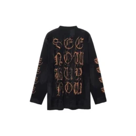 Heavy Metal Uzun Kollu Tişört Oversized Kesim “Black Faded” 739783TOVE11055
