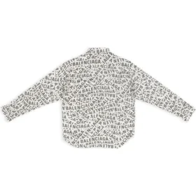 Her Yeri Logo Şeritleriyle Kaplı Geniş Kesim Tişört “Gri” 662983TML201240