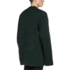 Her Yeri Logo ile Süslenmiş Yün Örgü Kazak “Dark Green” 657400T15673050