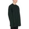 Her Yeri Logo ile Süslenmiş Yün Örgü Kazak “Dark Green” 657400T15673050