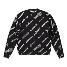 Her Yüzünde Logo Baskılı Bisiklet Yaka Sweatshirt “Siyah Beyaz” 724858T16651070 Her Yüzünde Logo Baskılı Bisiklet Yaka Sweatshirt “Siyah Beyaz” 724858T16651070